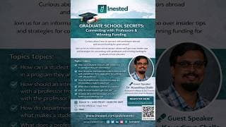 Graduate School Secrets: Connecting with Professors & Winning Funding with Dr. Koundinya Challa