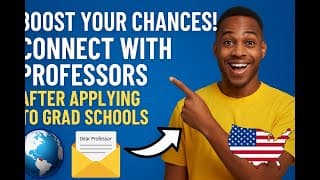 How to Connect with Professors After Applying to Grad Schools